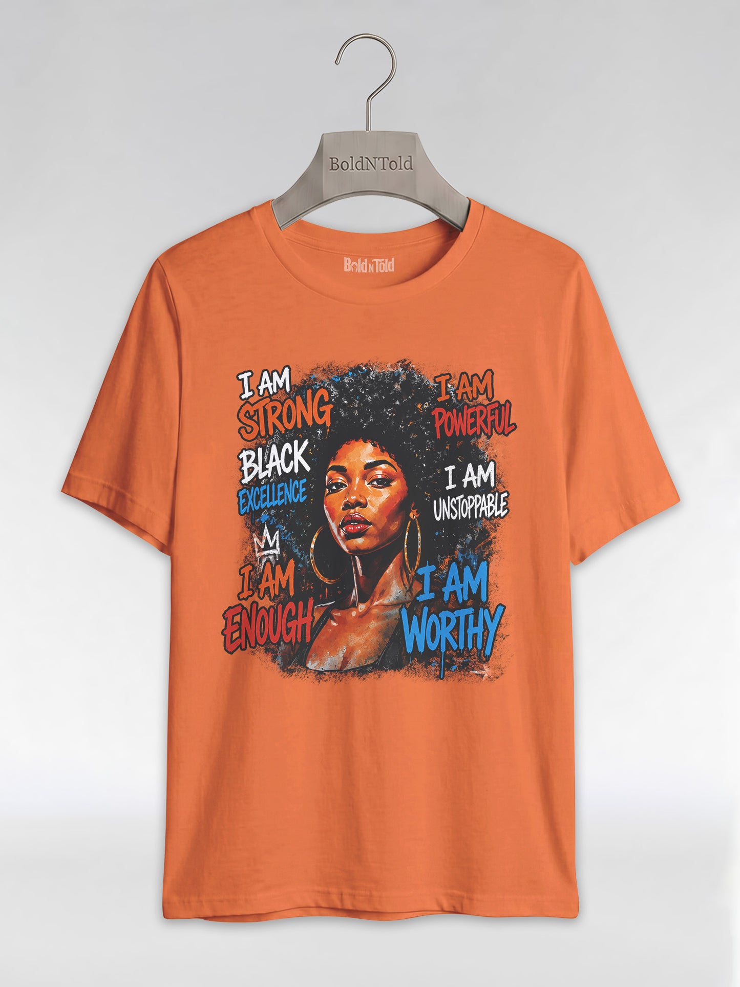 I Am Unstoppable: Black Excellence Graphic T-Shirt - BoldnTold