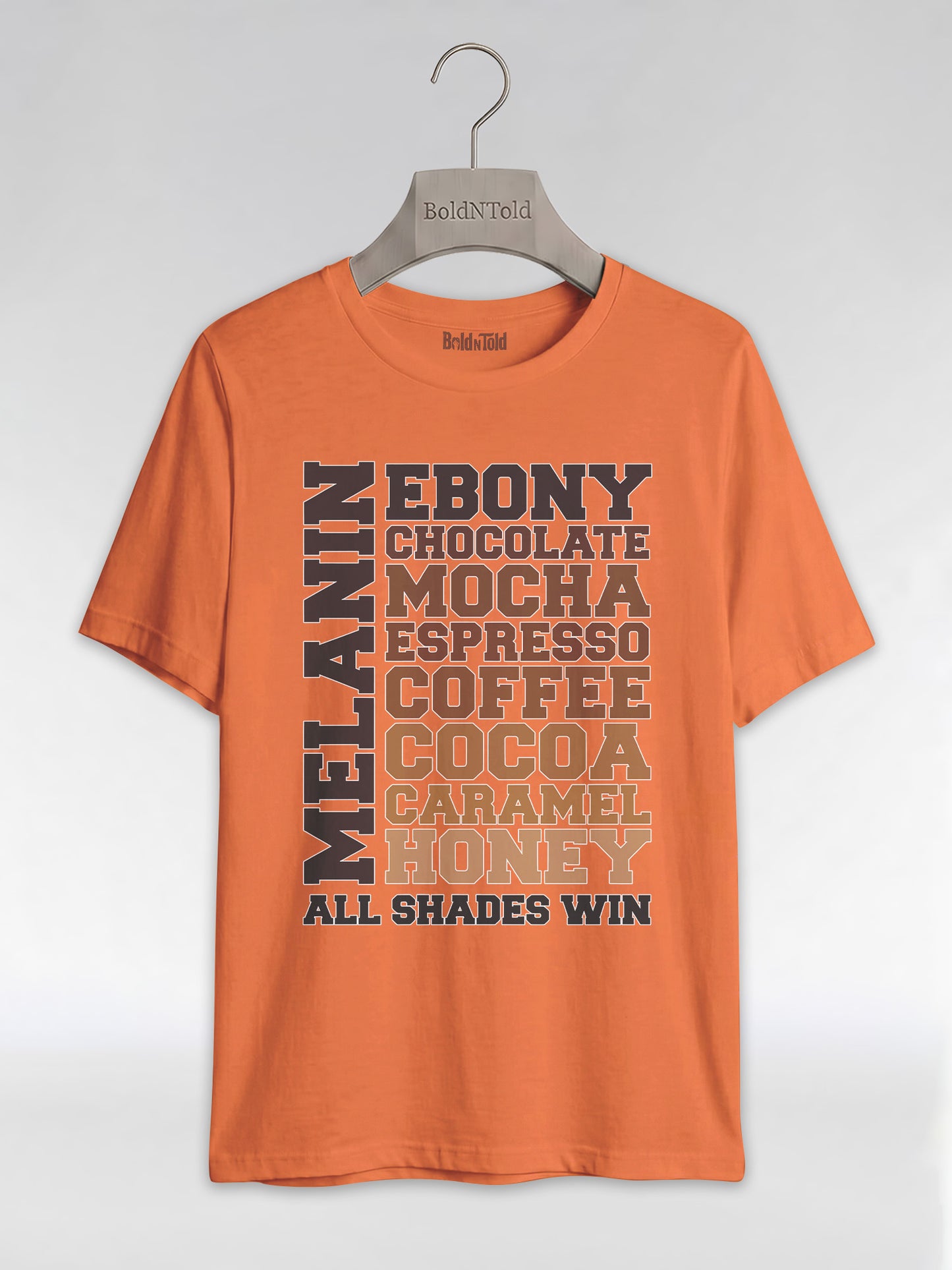 Melanin All Shades Win - Black Queen Graphic T-Shirt - BoldnTold