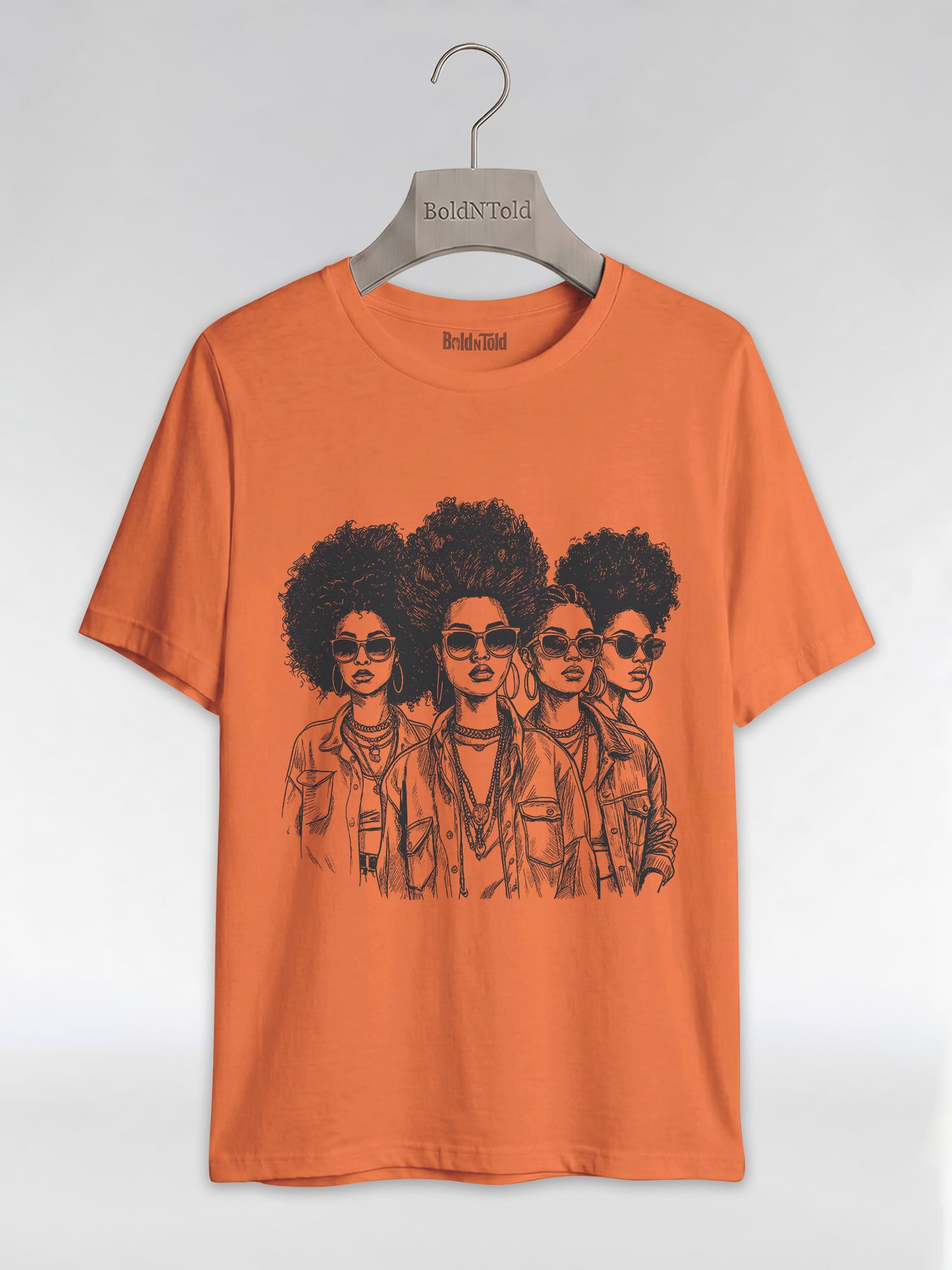Black Girl Magic: The Ultimate Squad Goals Graphic T-Shirt - BoldnTold