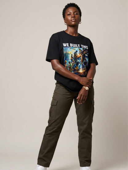 We Built This: The Legacy of Labor Graphic T-Shirt - BoldnTold