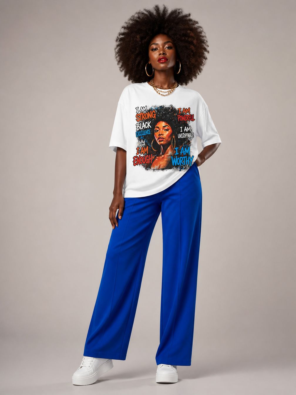 I Am Unstoppable: Black Excellence Graphic T-Shirt - BoldnTold
