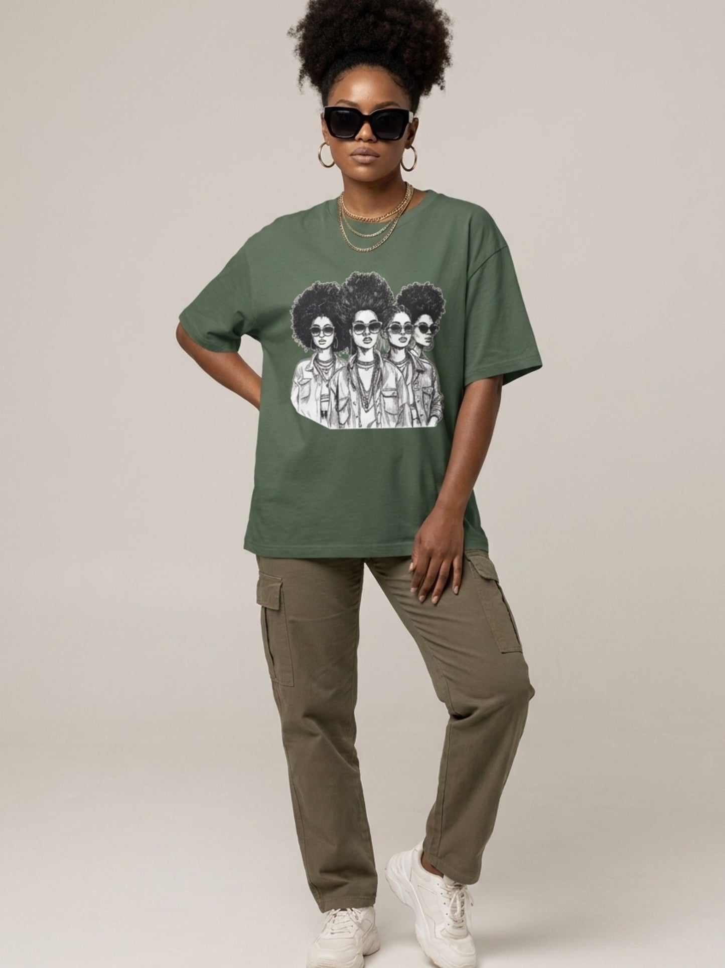 Black Girl Magic: The Ultimate Squad Goals Graphic T-Shirt - BoldnTold