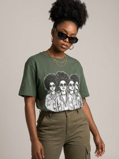 Black Girl Magic: The Ultimate Squad Goals Graphic T-Shirt - BoldnTold