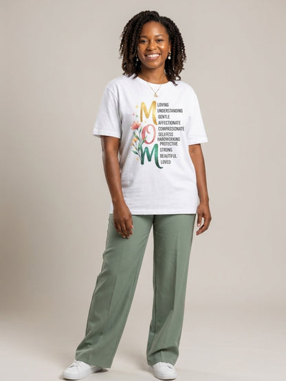 Black Mom Excellence: The Heart of the Family Graphic T-Shirt - BoldnTold