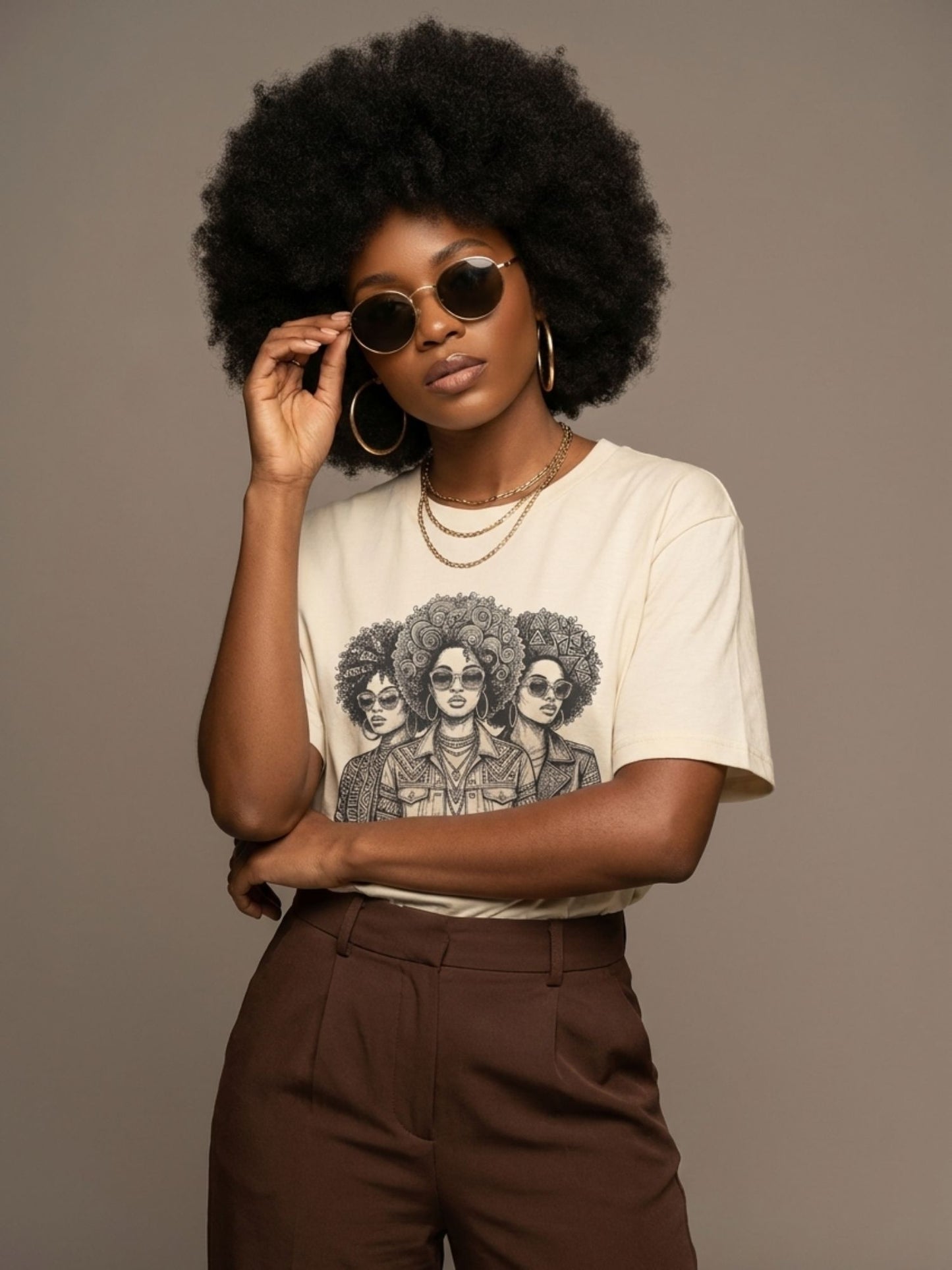 Tribal Soul: Black Girl Magic Squad Graphic T-Shirt - BoldnTold