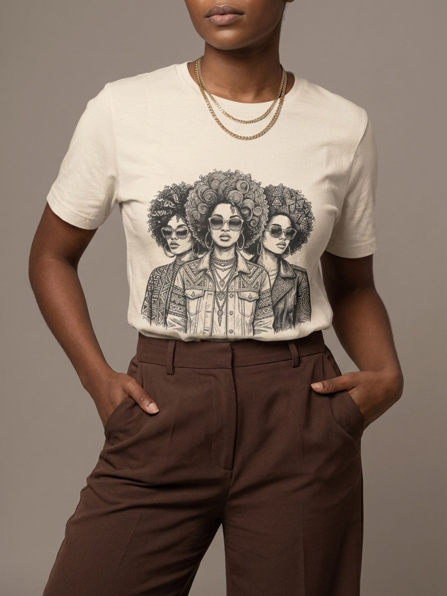 Tribal Soul: Black Girl Magic Squad Graphic T-Shirt - BoldnTold
