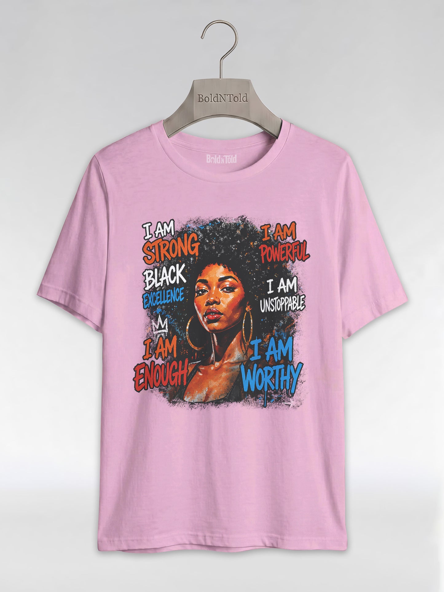 I Am Unstoppable: Black Excellence Graphic T-Shirt - BoldnTold