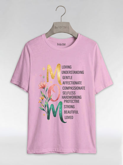 Black Mom Excellence: The Heart of the Family Graphic T-Shirt - BoldnTold