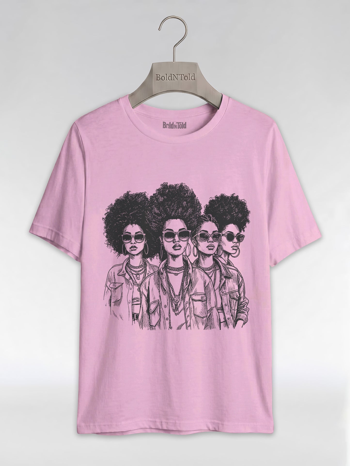 Black Girl Magic: The Ultimate Squad Goals Graphic T-Shirt - BoldnTold
