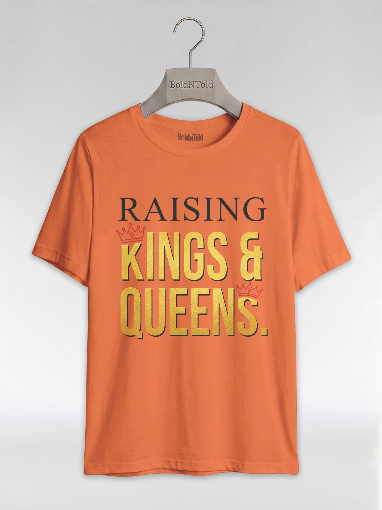 Raising Kings And Queens: Proud Black Parents Graphic T-Shirt - BoldnTold