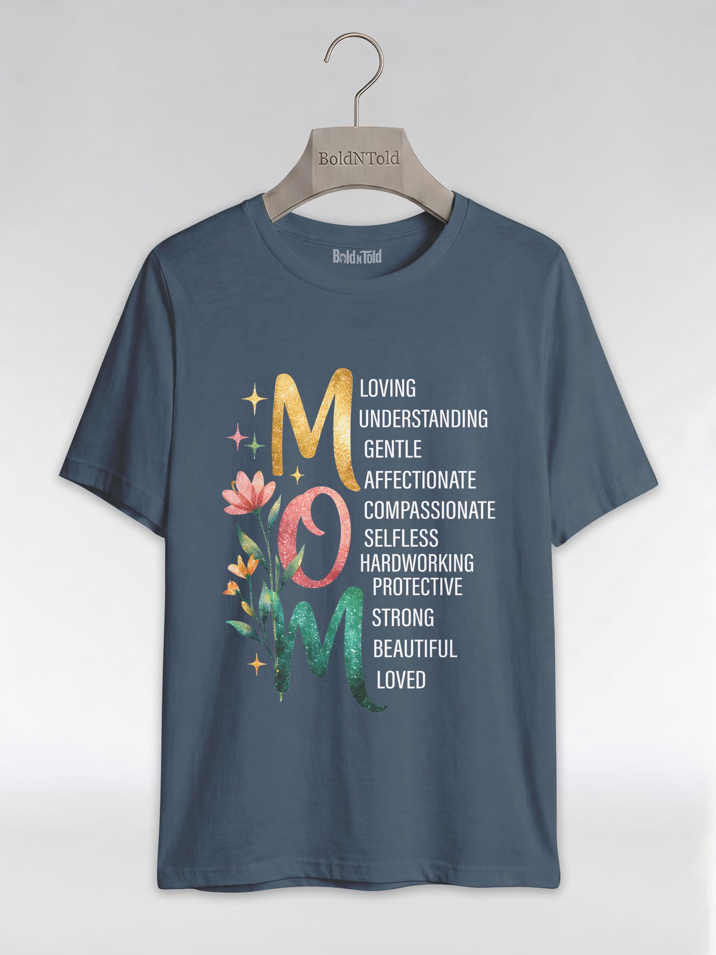 Black Mom Excellence: The Heart of the Family Graphic T-Shirt - BoldnTold