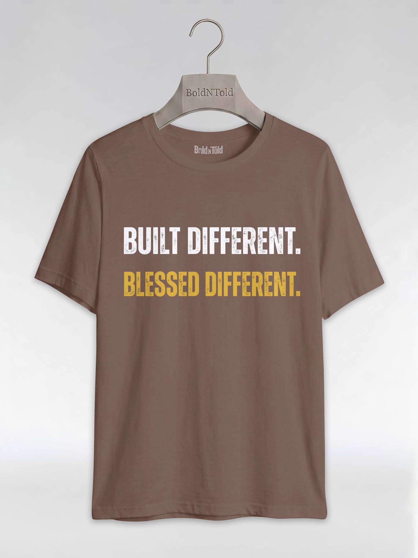 Built Different Blessed Different: Black Excellence Graphic T-Shirt - BoldnTold