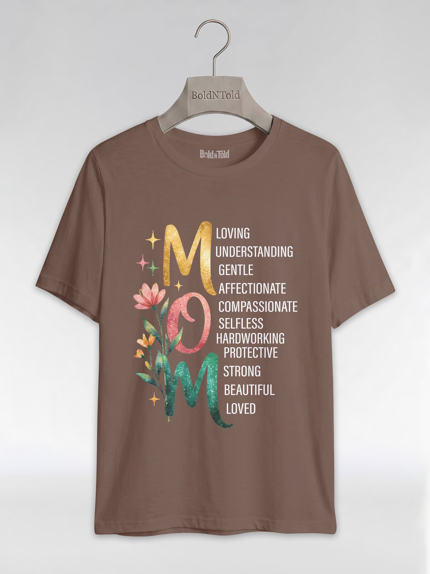 Black Mom Excellence: The Heart of the Family Graphic T-Shirt - BoldnTold