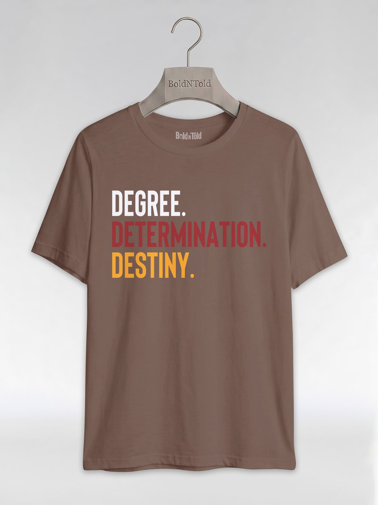 Degree Determination Destiny: Black Excellence Graduation Graphic T-Shirt - BoldnTold