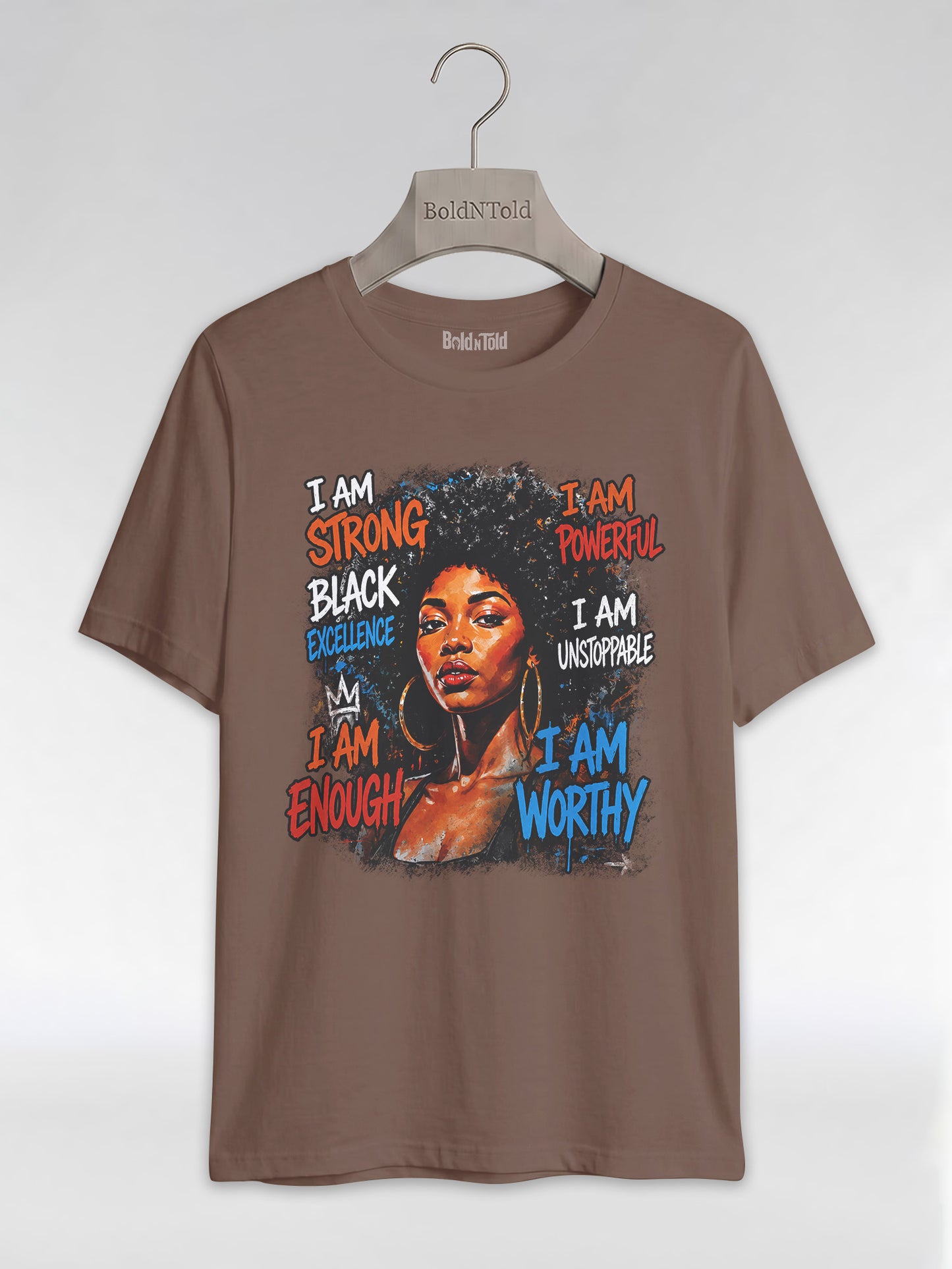 I Am Unstoppable: Black Excellence Graphic T-Shirt - BoldnTold