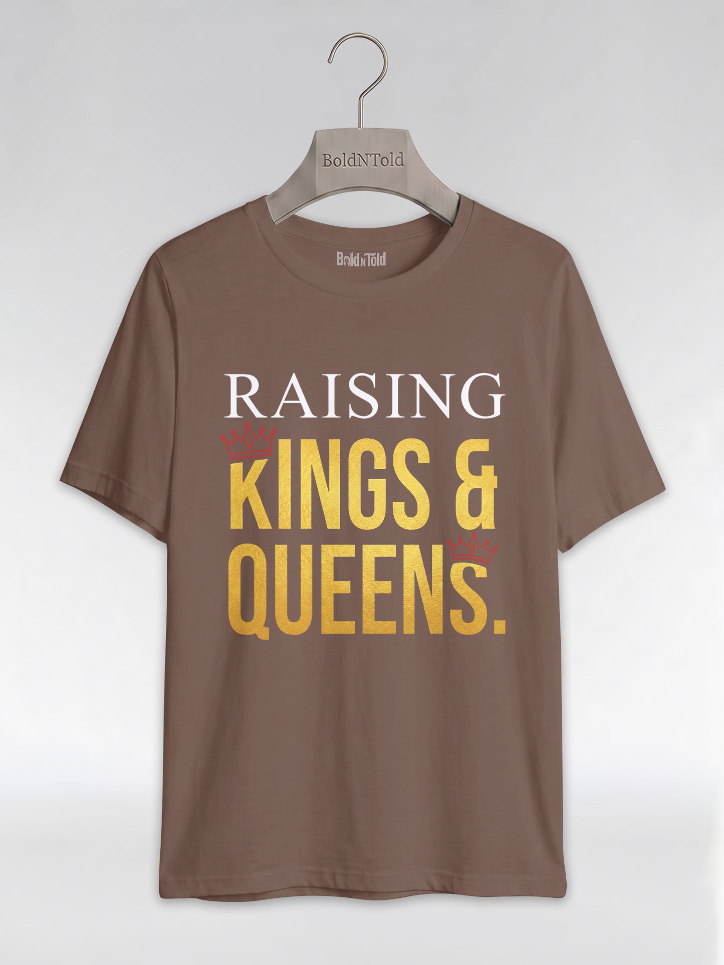 Raising Kings And Queens: Proud Black Parents Graphic T-Shirt - BoldnTold