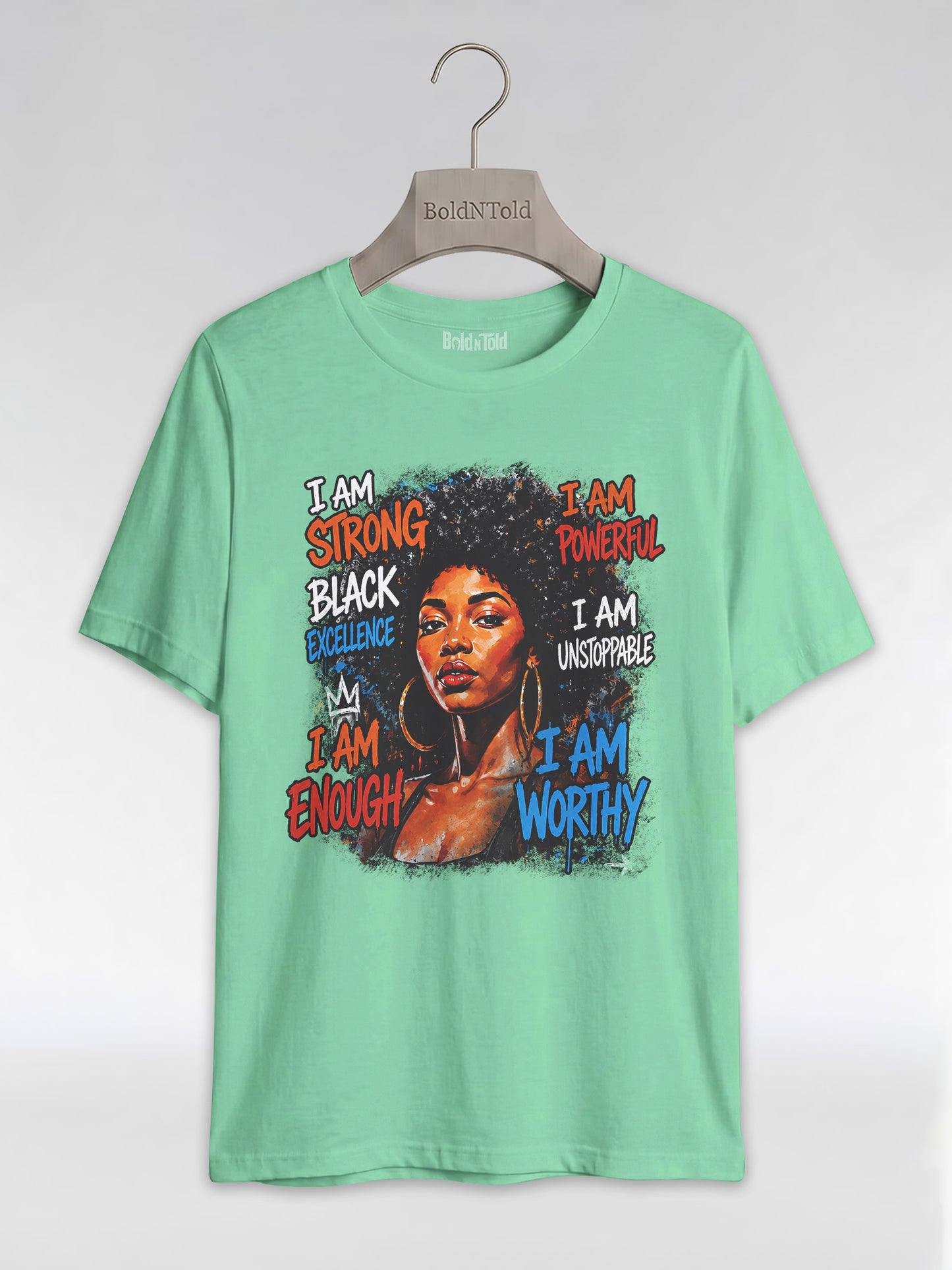 I Am Unstoppable: Black Excellence Graphic T-Shirt - BoldnTold