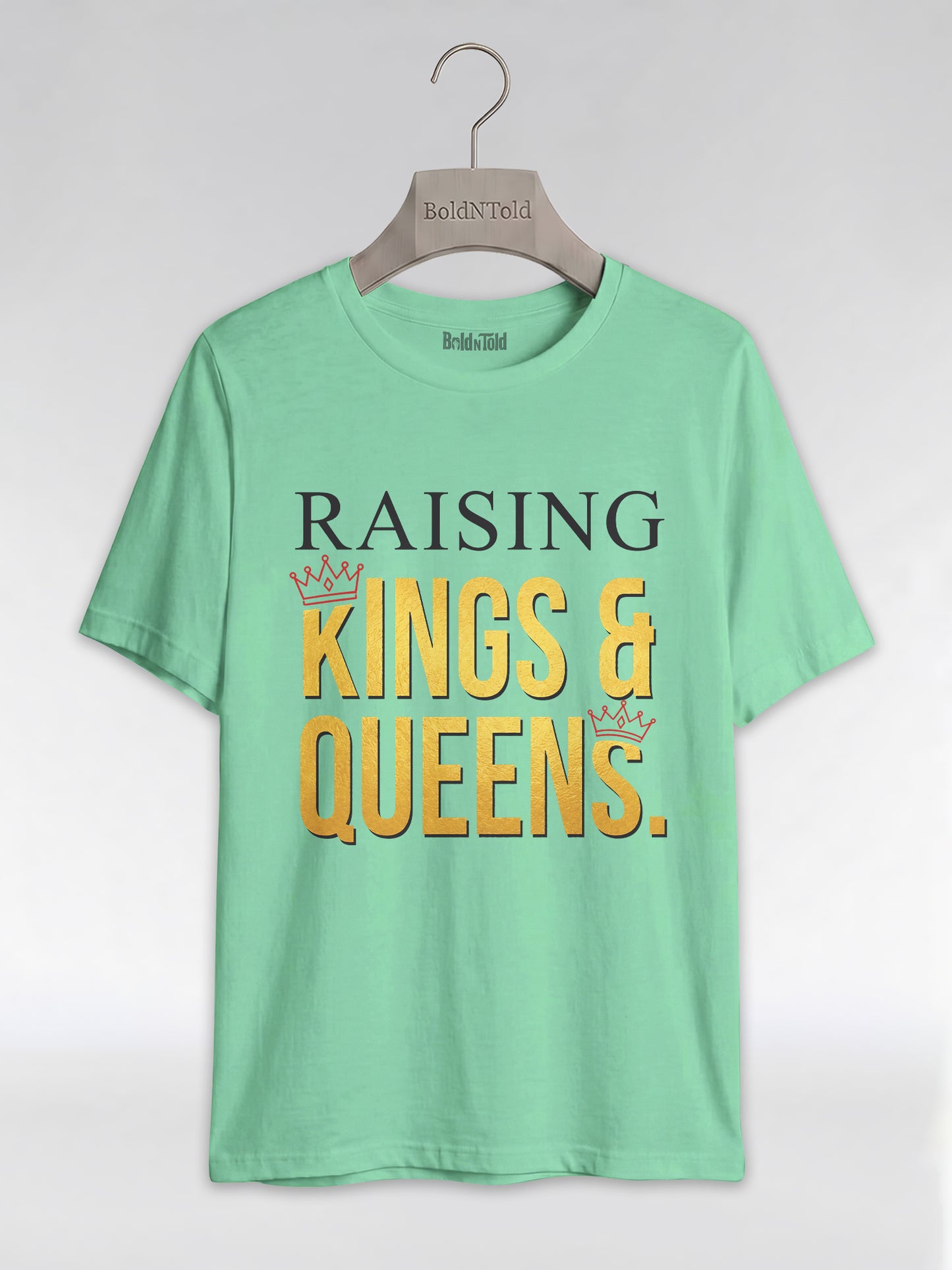 Raising Kings And Queens: Proud Black Parents Graphic T-Shirt - BoldnTold