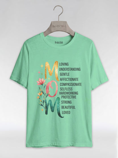 Black Mom Excellence: The Heart of the Family Graphic T-Shirt - BoldnTold