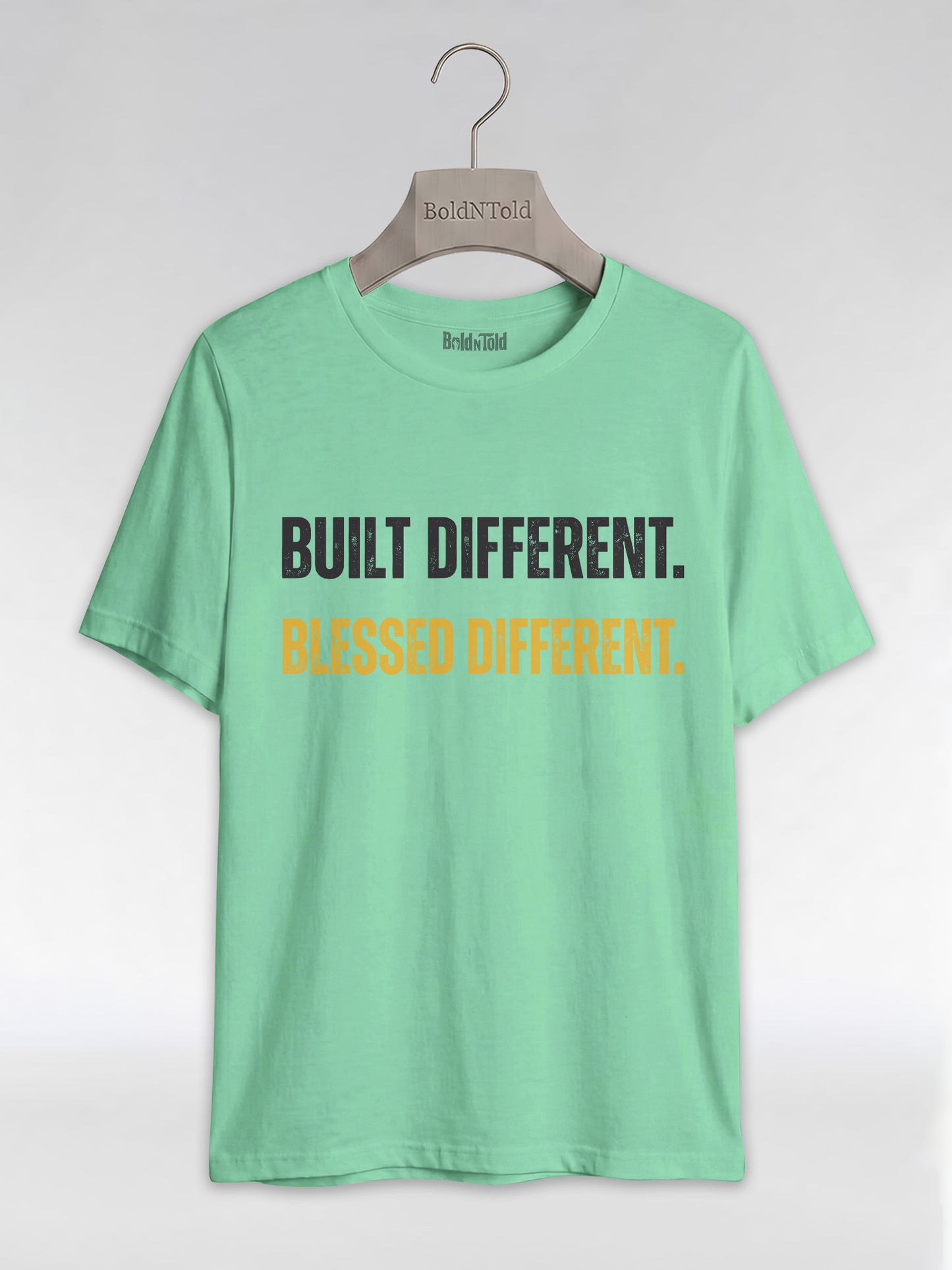 Built Different Blessed Different: Black Excellence Graphic T-Shirt - BoldnTold