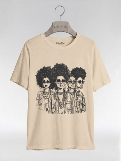Black Girl Magic: The Ultimate Squad Goals Graphic T-Shirt - BoldnTold