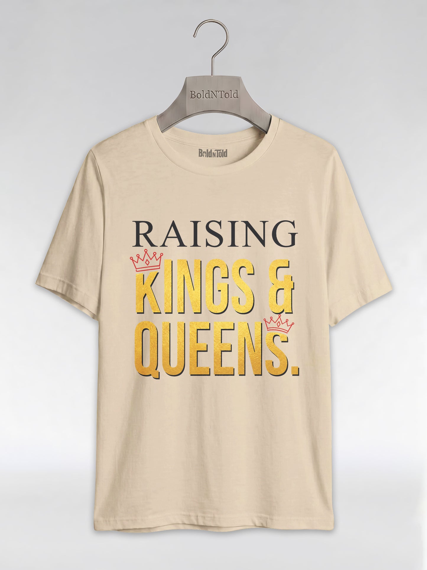 Raising Kings And Queens: Proud Black Parents Graphic T-Shirt - BoldnTold
