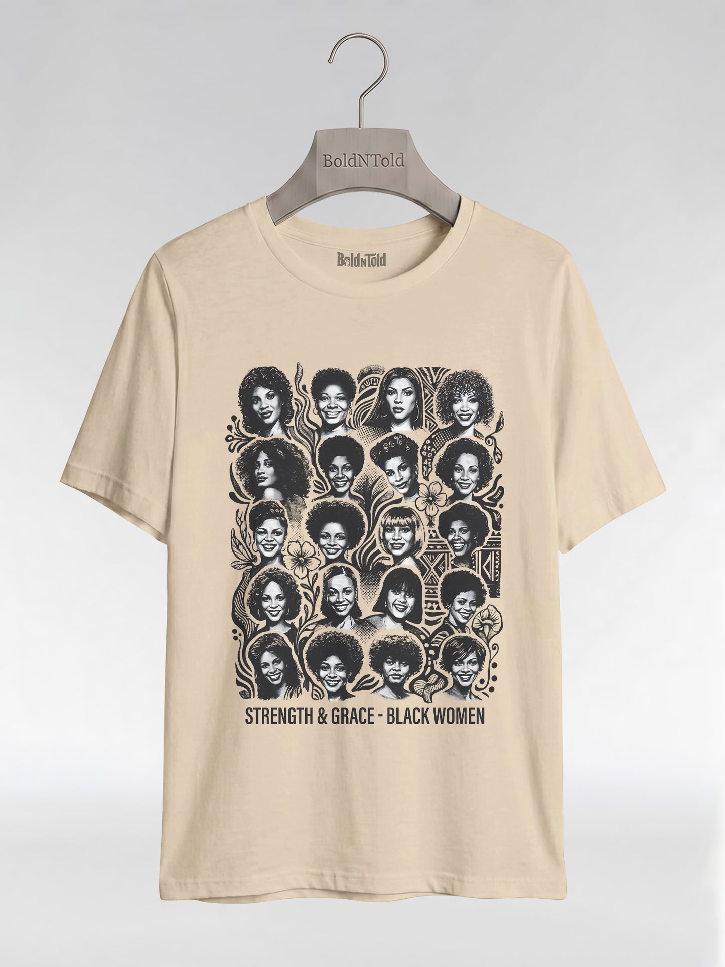 Strength & Grace: Icons of Black Women Empowerment Graphic T-Shirt - BoldnTold