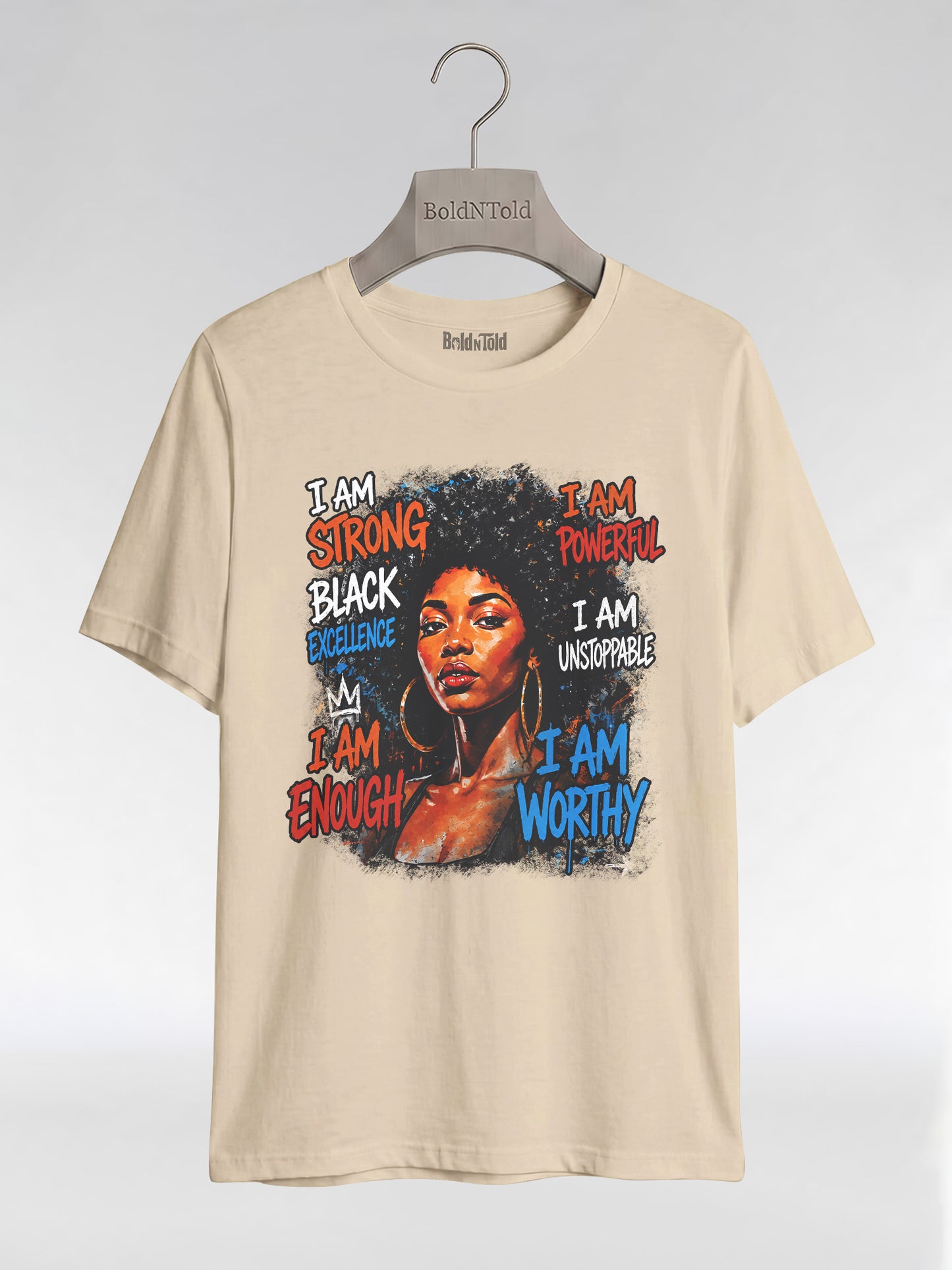 I Am Unstoppable: Black Excellence Graphic T-Shirt - BoldnTold