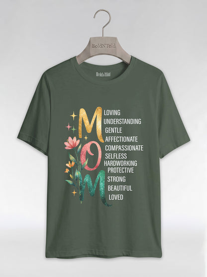 Black Mom Excellence: The Heart of the Family Graphic T-Shirt - BoldnTold