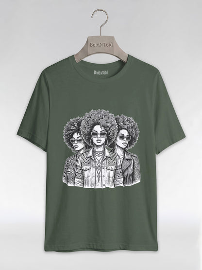 Tribal Soul: Black Girl Magic Squad Graphic T-Shirt - BoldnTold