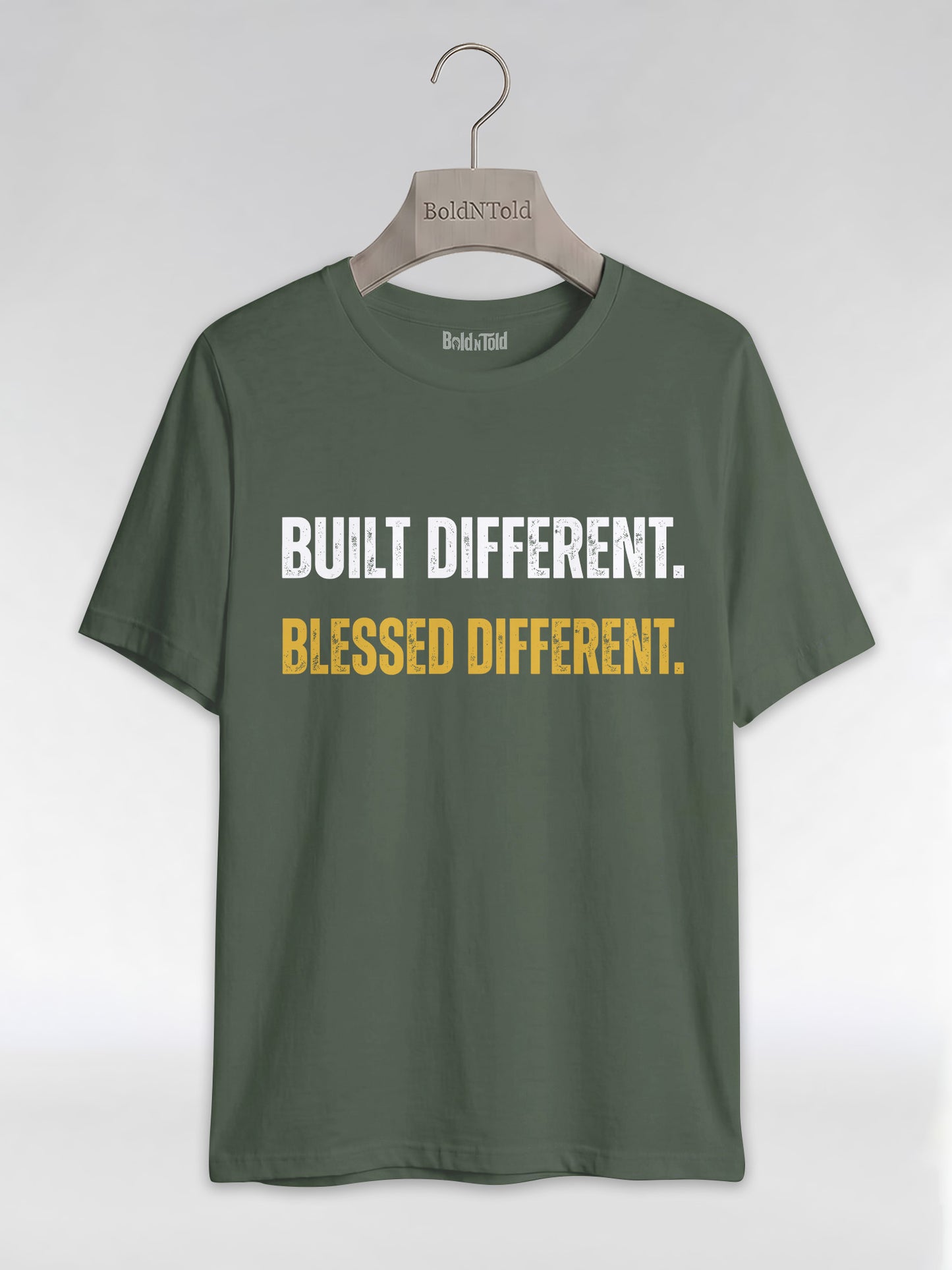 Built Different Blessed Different: Black Excellence Graphic T-Shirt - BoldnTold