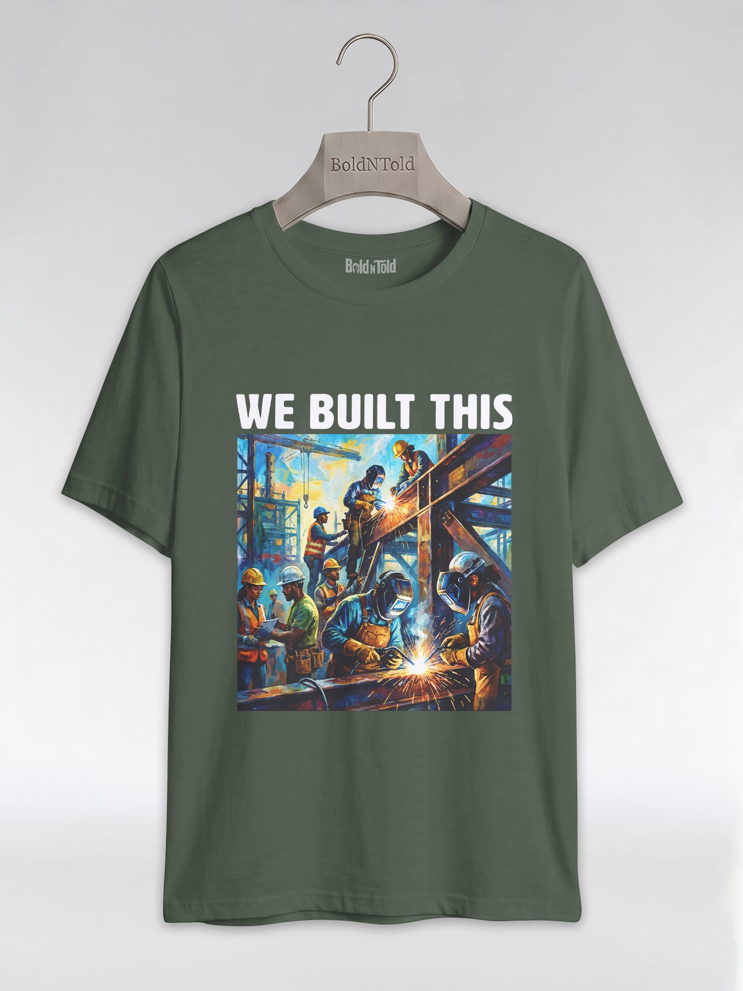 We Built This: The Legacy of Labor Graphic T-Shirt - BoldnTold