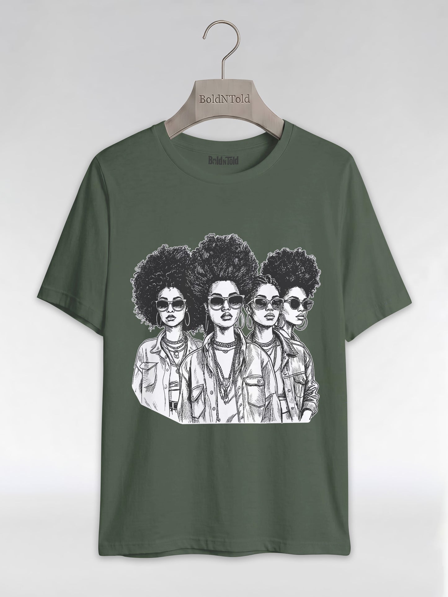 Black Girl Magic: The Ultimate Squad Goals Graphic T-Shirt - BoldnTold