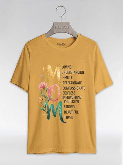 Black Mom Excellence: The Heart of the Family Graphic T-Shirt - BoldnTold