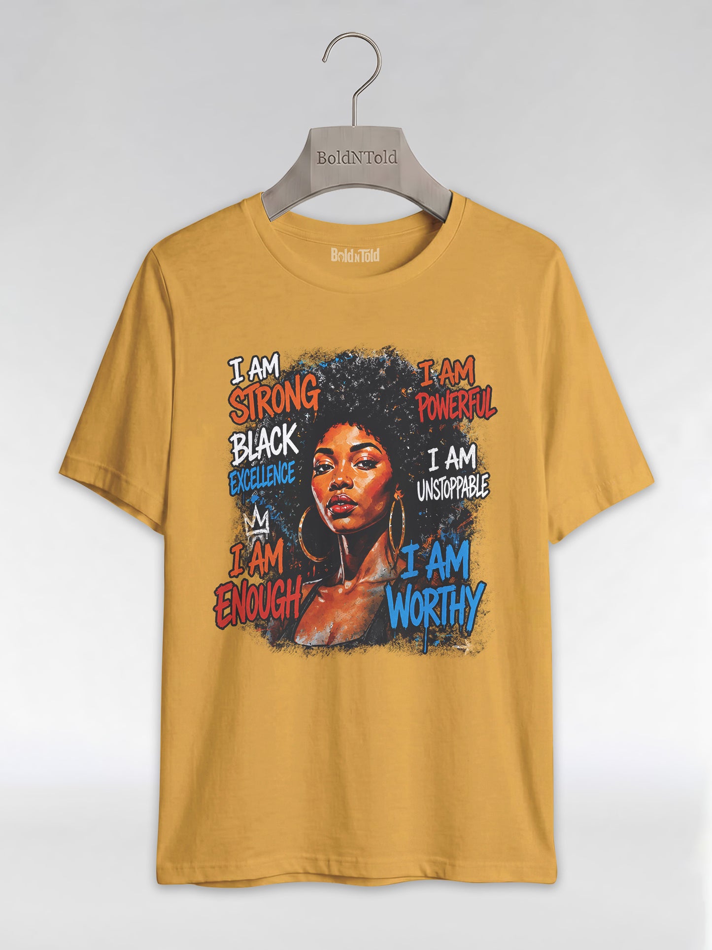 I Am Unstoppable: Black Excellence Graphic T-Shirt - BoldnTold