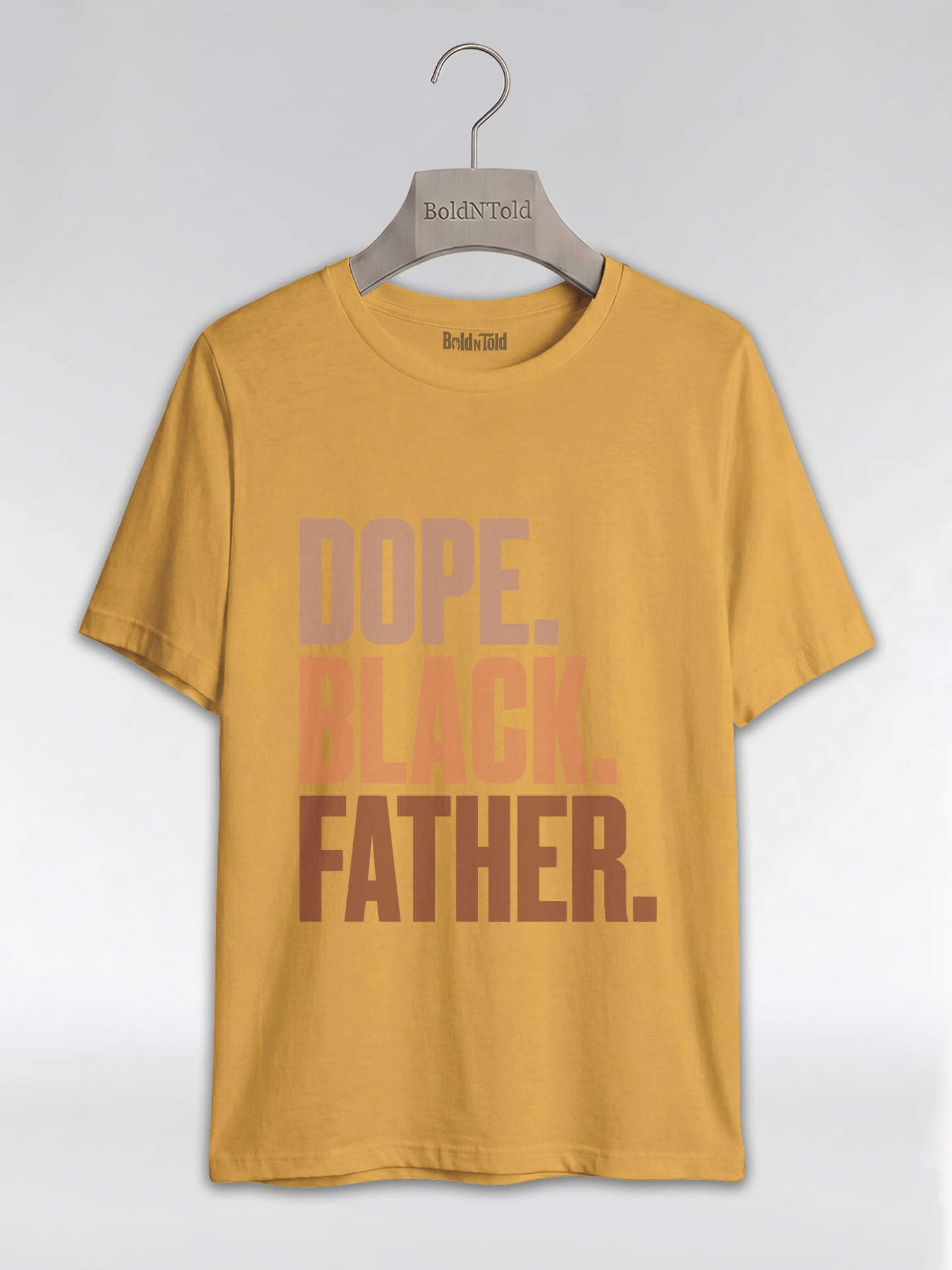 Dope Black Father Graphic T-Shirt - BoldnTold
