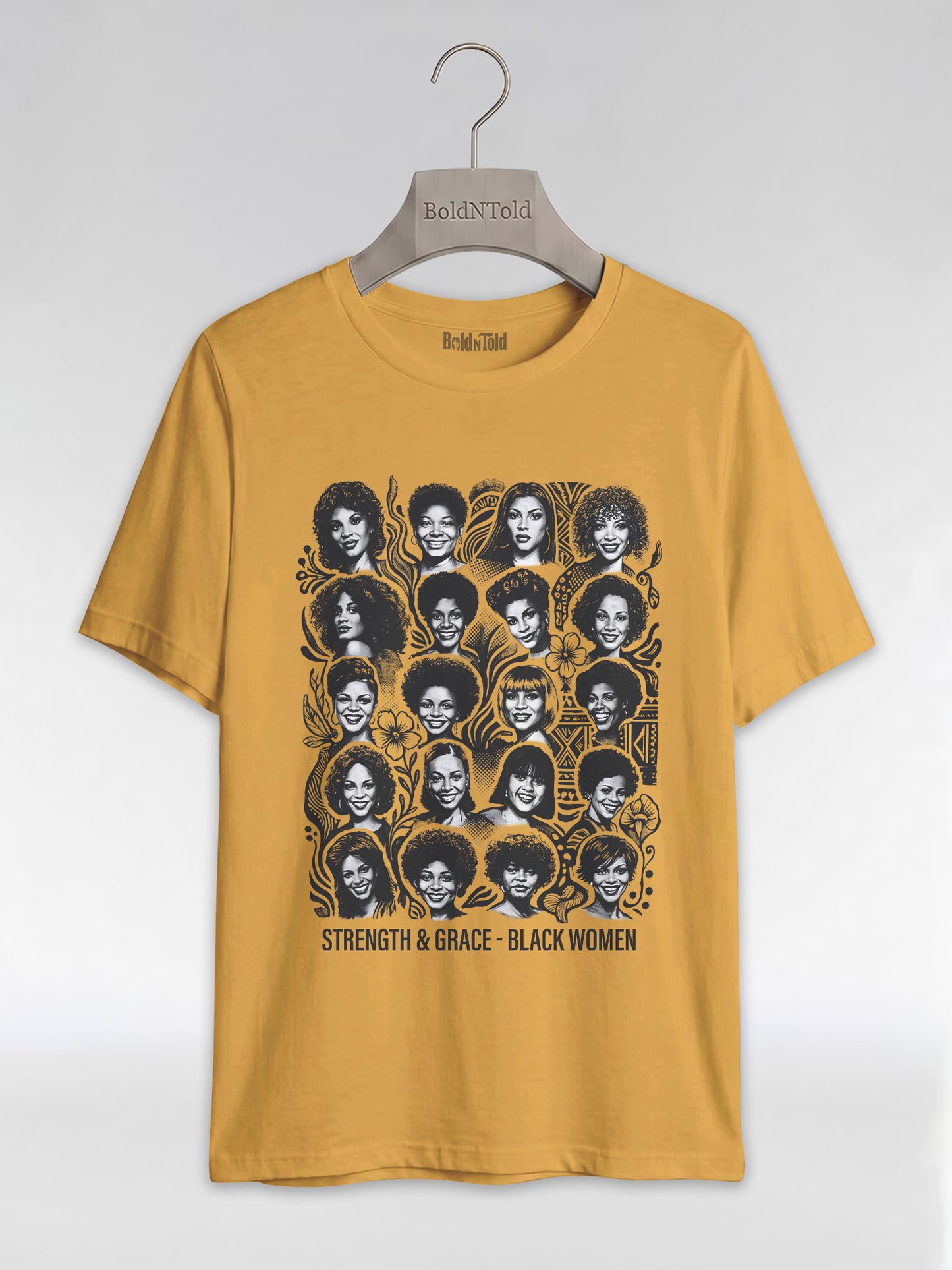 Strength & Grace: Icons of Black Women Empowerment Graphic T-Shirt - BoldnTold