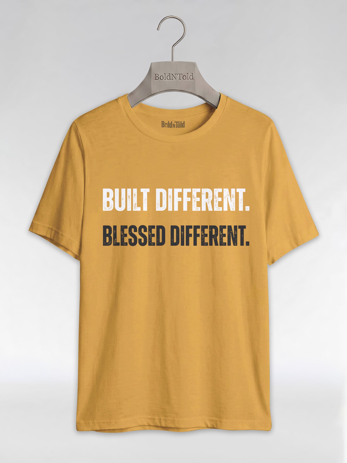 Built Different Blessed Different: Black Excellence Graphic T-Shirt - BoldnTold