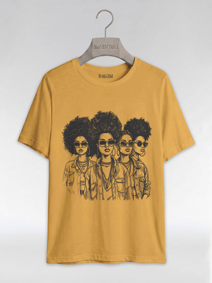 Black Girl Magic: The Ultimate Squad Goals Graphic T-Shirt - BoldnTold