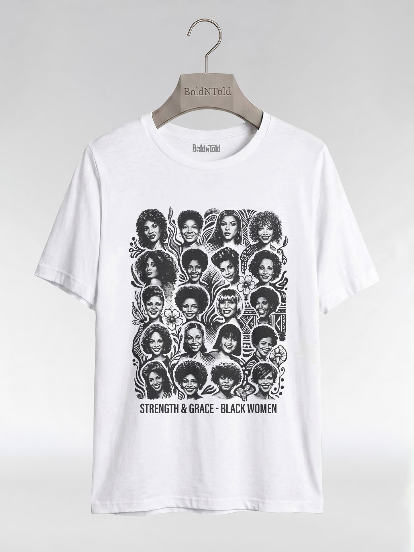 Strength & Grace: Icons of Black Women Empowerment Graphic T-Shirt - BoldnTold