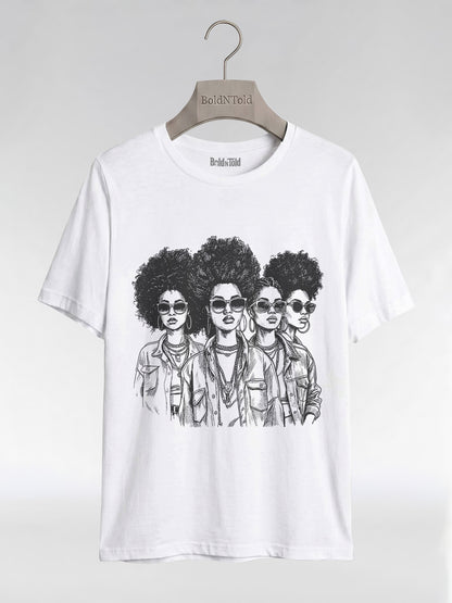 Black Girl Magic: The Ultimate Squad Goals Graphic T-Shirt - BoldnTold