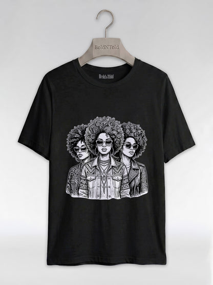 Tribal Soul: Black Girl Magic Squad Graphic T-Shirt - BoldnTold