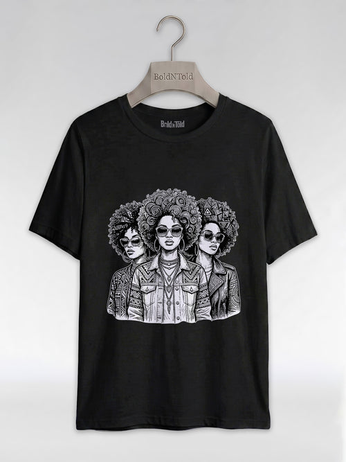 Tribal Soul: Black Girl Magic Squad Graphic T-Shirt - BoldnTold