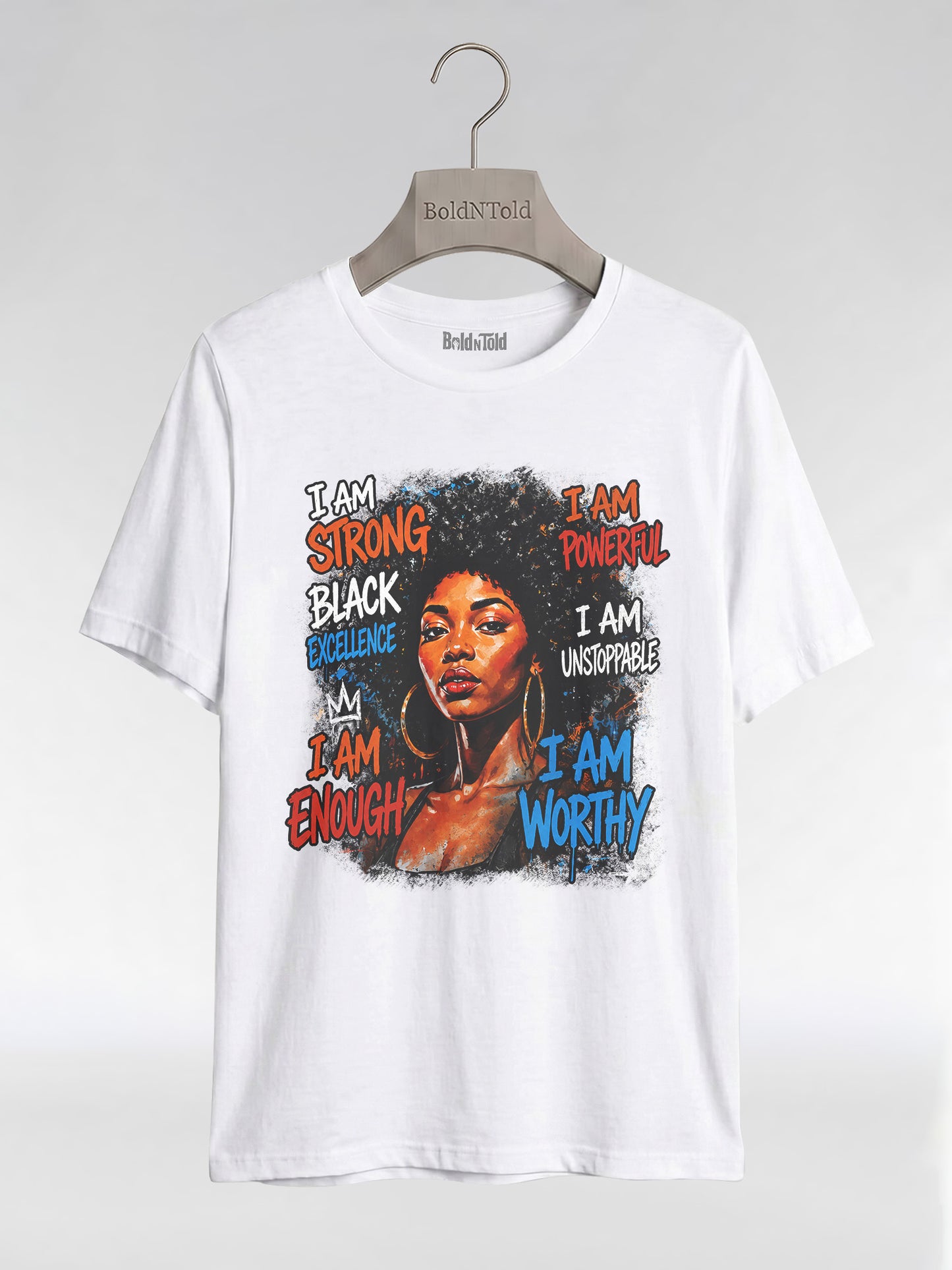I Am Unstoppable: Black Excellence Graphic T-Shirt - BoldnTold