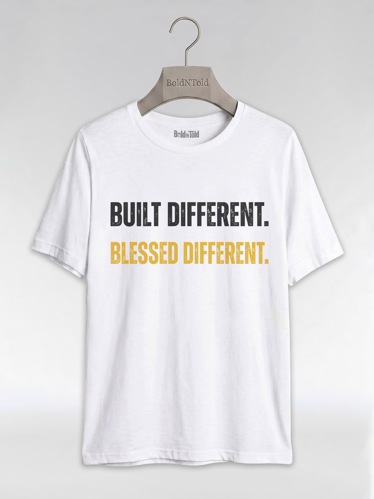 Built Different Blessed Different: Black Excellence Graphic T-Shirt - BoldnTold